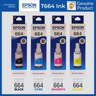 Epson 664 Ink 100% Original Genuine For Epson L Series Printer L120 L130 L220 L310 L360 L565 L1300 L