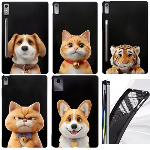 Silicone Tablet Case For Lenovo Tab P12 Y700 2023 M10 Plus 3rd 10.6 10.1 M10 5G 2023 P11 Pro Gen 2 1