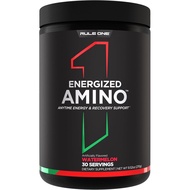 Rule 1 Energized Amino – Anytime Energy and Recovery Support with BCAAs, Glutamine, Citrulline, Beta