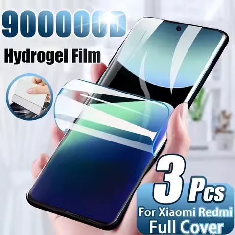 3Pcs Hydrogel Film For XIAOMI 15T 15S Pro Mi 14 Pro Crystal Clear Screen Protector For Mi 14 Ultra M