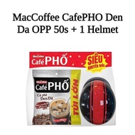 COMBO 1 BAG OF BLACK ICED COFFEE 50 PACKAGES GET 1 FREE HELMET Street as shown. (f bag 50 packs x 16