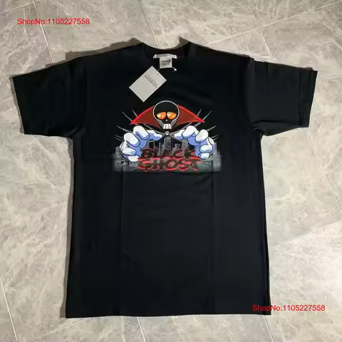 00 s Cyborg 009 Skull Dead Stock COSPA T Shirt vintage Washed Top For Everyday Wear fashion Versatil