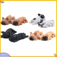 {uStuttg}  Cute Sleeping Dog Fridge Magnetic Sticker French Bulldog Mini Toy Magnet Decor