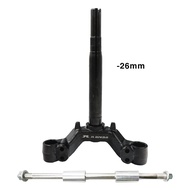 Rapido Yamaha Y15ZR Steel Steering T Bracket (26mm/42mm) / T Fork / Handle Stem with Wheel Shaft