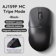 เมาส์ไร้สาย AJAZZ AJ159APEX/AJ159P-MC Tri-mode 2.4GHz พร้อม RGB Docking เซ็นเซอร์เกมมิ่ง PAW3950 / P