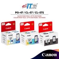 Canon PG-47 Black | Canon CL-57 Color | Canon CL-57S Color Ink Cartridge suitable with E3170 E3370 E3470 E410 E4270 E4570 E470 E477 E480 PG47 CL57