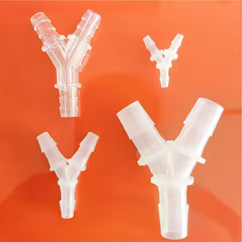 18 Sizes 2.4-19.5mm Equal Y Type Hose Tee Plastic Silicone Tube Water Pipe Connectors S751 Joint Aqu