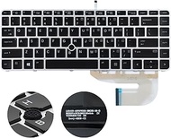 YAEHUYING New US Layout Laptop Keyboard Backlit for HP EliteBook 840 G3 840 G4 745 G3 G4 Fit P/N 901042-001 903008-001 836308-001 6037B0126901