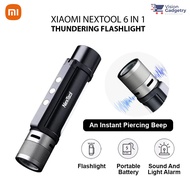 【Great discount】Nextool Mi 6in1 Torchlight Flashlight 1000lm IPX4 Ala Magnet Camping NE20030 NE20170