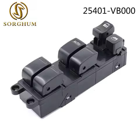Sorghum Front Left Electric Power Window Master Control Switch Button 25401-VB000 For Nissan Almera 