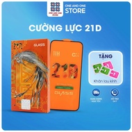 21D Full Screen Tempered Glass for iPhone X/Xs/XR/11/12/13 Series - Shockproof