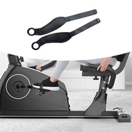 [arutoxakl] 2x Bike Pedal Straps Stationary Cycle Pedal Belts for Home Gym Cycling