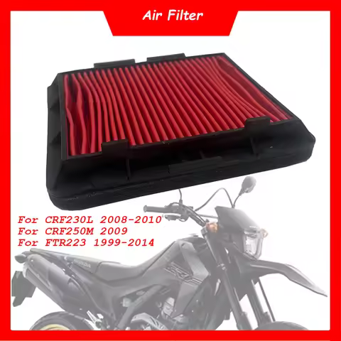 Motorcycle Engine Air Filter Cleaner Air Intake Filter Element For Honda CRF230L 2008-2010 FTR223 19