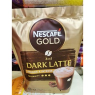 NESCAFE Gold Dark Latte 12 STICKS 3 IN 1 strong intense coffee NESCAFE Gold Dark Latte 12 STICKS kopi kuat kuat 3 IN 1