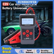Car Battery Tester DC 7V-30V Battery Load Checker 40-2000CCA Battery Analyzer