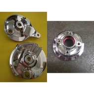 honda 70 cub c70 gbo gboj fame chrome tutup hub cover hub sprocket FRONT & REAR HUB PANEL KROM Brek 