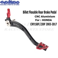 Motorcycle CNC Billet Flexable Rear Foot Brake Lever Pedal For HONDA CRF150F CRF230F CRF 150 230 F 1