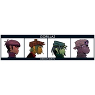 (Stiker Cermin Kereta) Windshield / Glass Sticker 16" x 4.5" Gorillaz