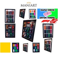 F1 Lego Minifigure Display Poster Frame 21x30 cm