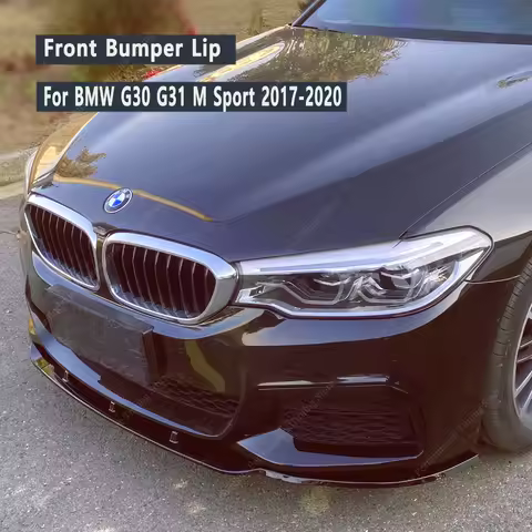 MP Style ABS Front Bumper Lip Spoiler Splitter Blade For For Bmw G30 G31 530i 530d 530e 540i M550i M