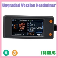 Upgrade Nerdminer 118KH/S BTC Solo Lottery Miner with 1.91inch Color Screen Bitcoin BTC Miner Nerd M
