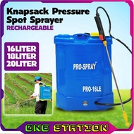 16 / 18 / 20 LITER KNAPSACK BATTERY SPRAYER RECHARGEABLE GARDEN SPRAYER PAM RACUN BATERI SPRAYER