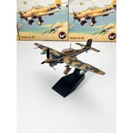 Zettonn Hobby HZ1 1/72 World War II German Stuka JU-87B Bomber Alloy Airplane Model Finished Product