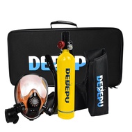 1L Diving Scuba Tank Oxygen Tank Snorkeling Portable Lung for Under 15-25 Minutes Scuba Diving Mask 