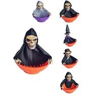 Halloween Candy Bowl Candy Dish with Motion Halloween Candy Bowl Ghost Fruit Bowls with Light Up Eye
