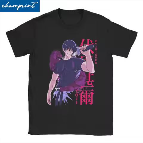 Toji Fushiguro T Shirt for Men Women 100% Cotton T-Shirt Jujutsu Kaisen Japanese Anime Tee Shirt Sho
