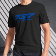 Boeing 737 Sign Active T-Shirt Logo Men'S T-Shirt Funny Size S To 3Xl