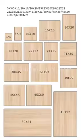 Thickness 1.5/2/3-10mm Handmade Basswood For Craft Board Model Building Carving Handicraft Accessori