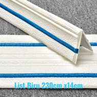 MW Wallborder List Dekorasi  Dinding Rumah Wallpaper List Alumunium Foil List Border 14cm Aesthetic