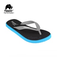 [FIPPER WIDE] - Black/Blue Sky/Grey Light - Sandal Jepit Pria & Wanita Original