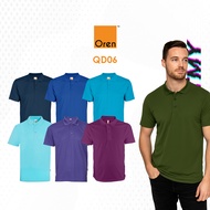 OREN SPORT QD06 Quick Dry Polo T-Shirt Unisex Sportswear Cool Fit Microfiber Plain Polo NTMY