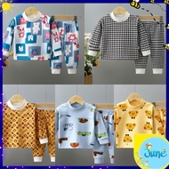 SELLING SWEET 9.9 JUNE_COLLECTIONS CHILDREN'S SLEEPWEAR BABY PAJAMA SET LONG SLEEVED SET SOFT MATERI