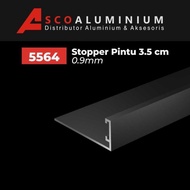 Forsale Aluminium Stopper Pintu 3.5Cm Profile 5564 Swing Door Murah