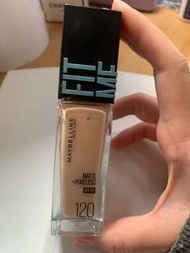 Maybelline FIT ME反孔特霧粉底液 120