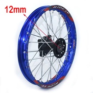 Black Pit Bike Racing 14 Inch Alloy Front Wheel Rim with 32 holes fit 60/100-14 tyre PIT PRO  CRF 1.