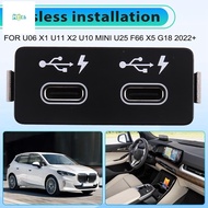 MYC6For  X1 U06 X2 U11 F66 MINI U10 U25 DUAL USB Car Charging Socket Type-C Interface 84105A57B32