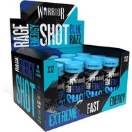 Warrior Rage Energy Shots - Pre Workout Shot Drink 12 x 60ml - RTD Fuel Juice plement (Liquid not Ge