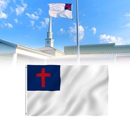 Christian Flag Church Altar Banner 90x150cm Religious Ceremony Supply Jesus
