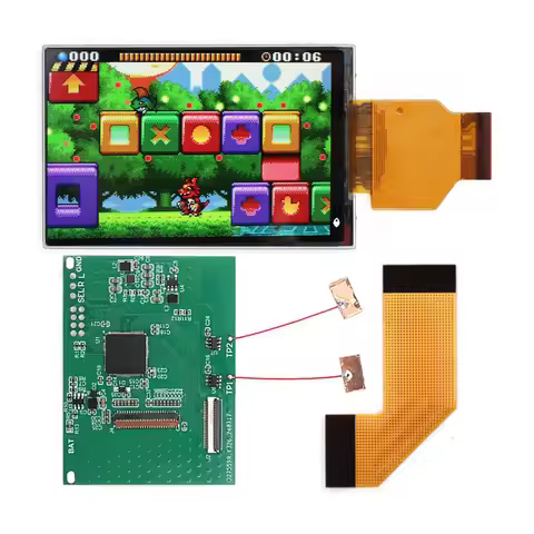 HISPEEDIDO IPS Backlight LCD kit For WSC High Definition Screen Retro pixel OSD menu For WonderSwan 