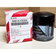 แท้ศูนย์ TOYOTA Oil Filter 90915-YZZD2 กรองน้ำมันเครื่อง VIGO FORTUNER COMMUTER REVO INNOVA 1JZ 2JZ กรองโซล่าวีโก้