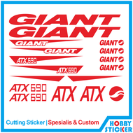 Decal Frame Giant Sticker MTB Stiker Sepeda Custom