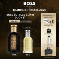 BOSS Bottled Elixir Duo Set for Men (BOSS Bottled EDP 100ml + BOSS Bottled EDT 30ml) | by HUGO BOSS 