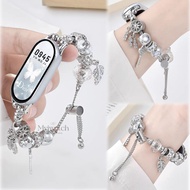 Exquisite Pandora Metal Chain Strap For Xiaomi 10 9 8 Pro 7 6 5 Telescopic Bracelet Design Ladies Ba