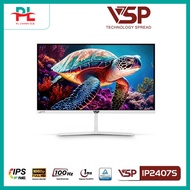 VSP IP2407S Monitor (24inch / IPS / FHD / 100Hz / 1ms / FreeSync / Black, White) - Genuine Product