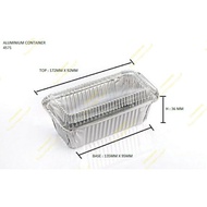 4571 ALUMINIUM FOIL TRAY WITH LID 5PCS/PKT X 5PKT
