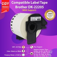Compatible Label Paper DK-22205 DK22205 Brothr QL 500 580N 650TD 700 - With Support